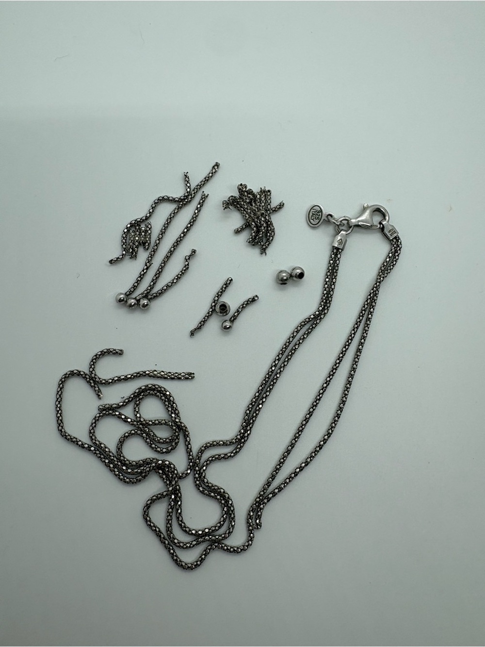BROKEN 925 Sterling SILPADA “Forget Me Knot” necklace
